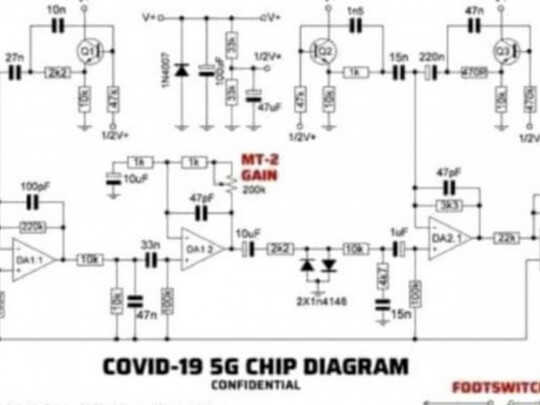 В соцсетях ходит «схема 5G-чипа в вакцинах от ковида» – оказалось, что это схема гитарной педали