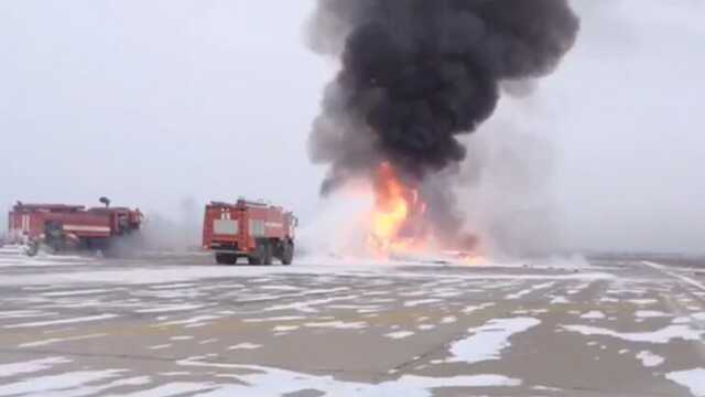 Вертолёт Ми-8 рухнул на аэродроме в Улан-Удэ